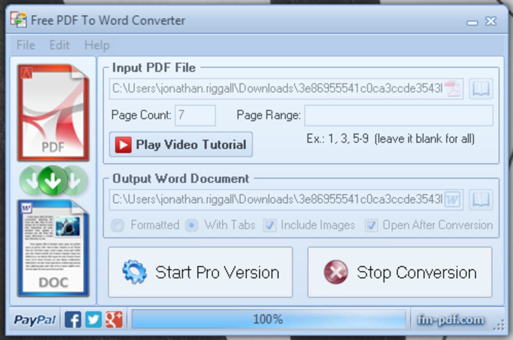 convert pdf to word software download for mac